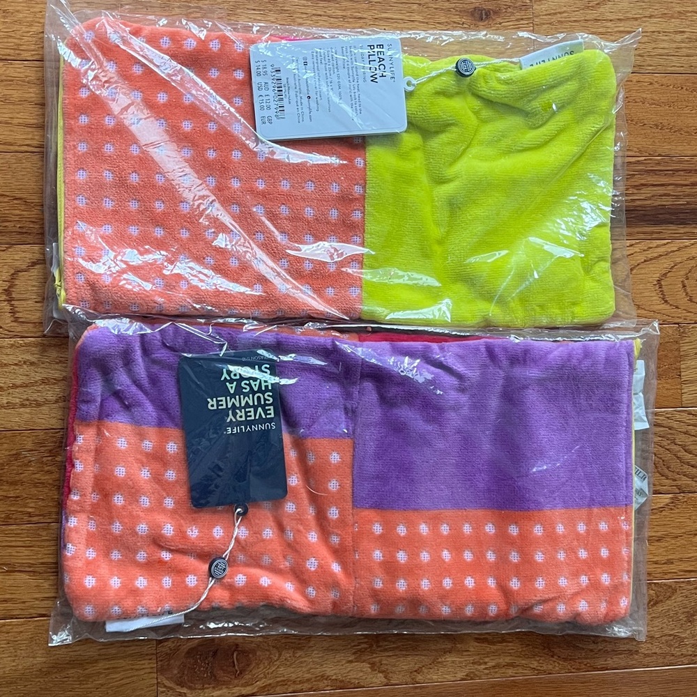 SunnyLife beach pillows (2)